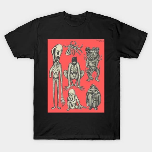 CREATURES #1 T-Shirt by AdamYatesArt